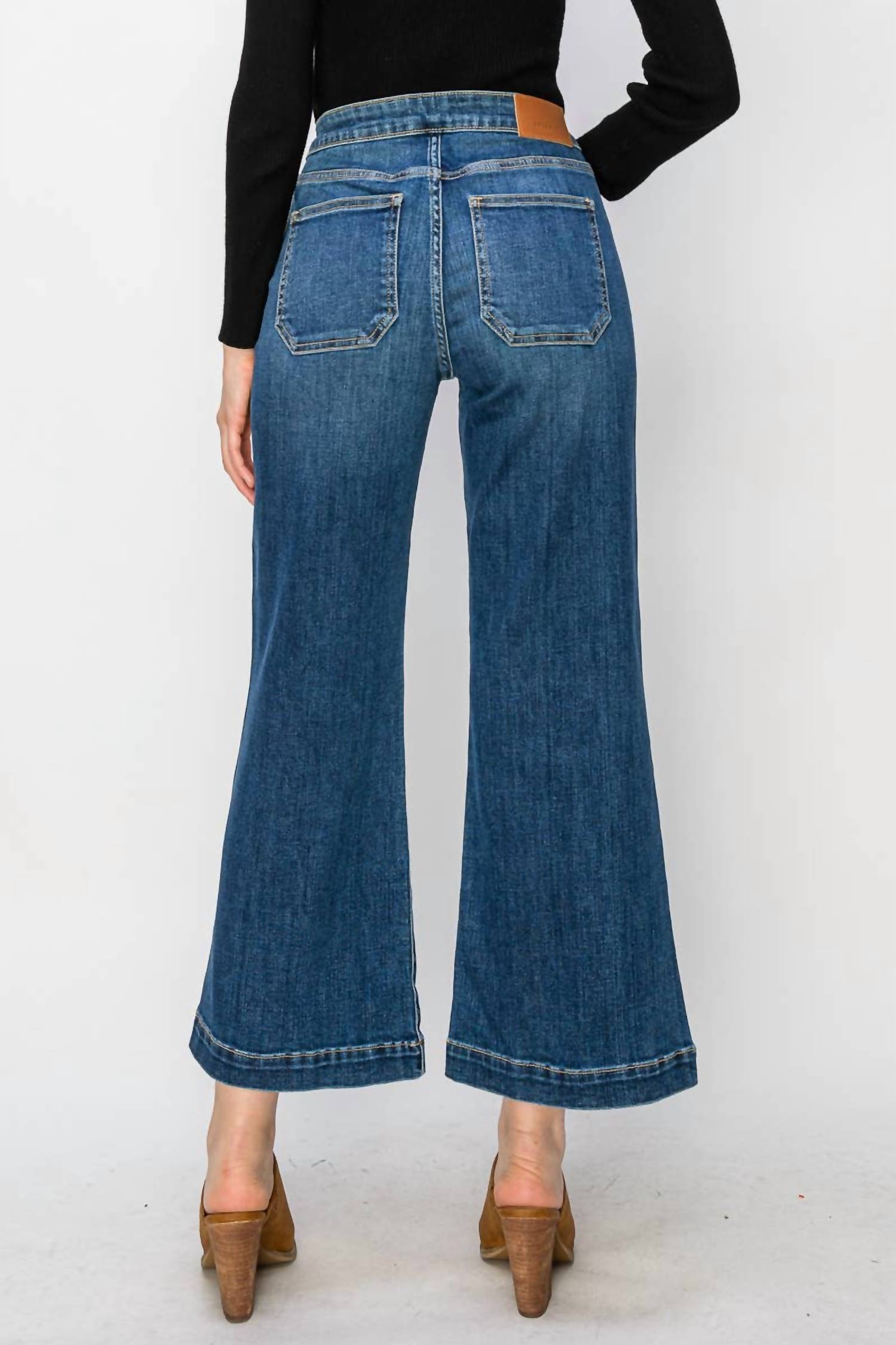 Artemis Vintage - Corlie High Rise Wide Leg Jeans