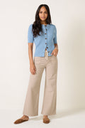 Ari w/ Waistband Tie Wide Leg Pant