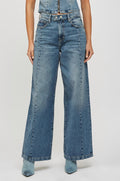 Hidden - Moto Wide Leg Jeans