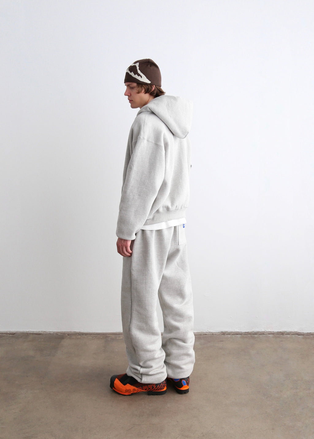 ZIP-UP HOODIE - HEATHER GREY