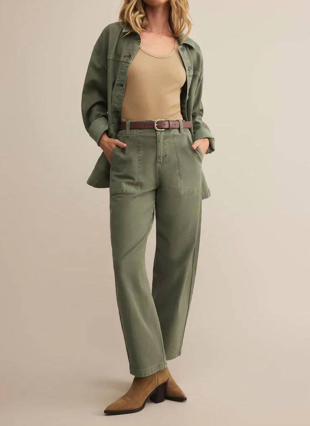 Z Supply - Olga Olive Twill Pants