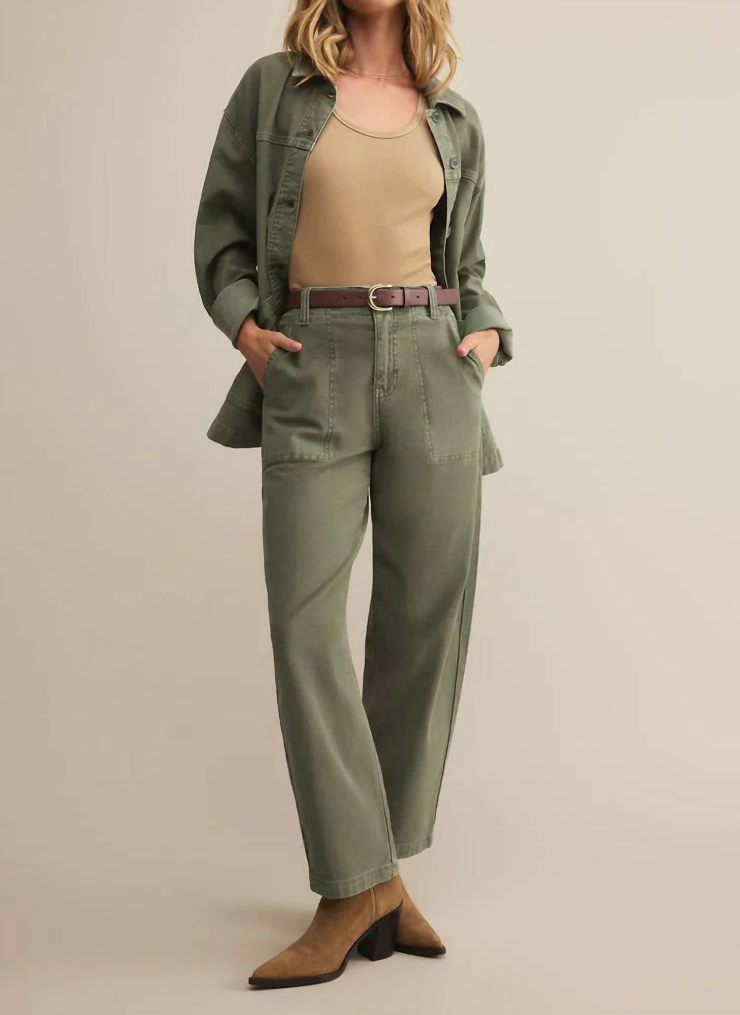 Z Supply - Olga Olive Twill Pants