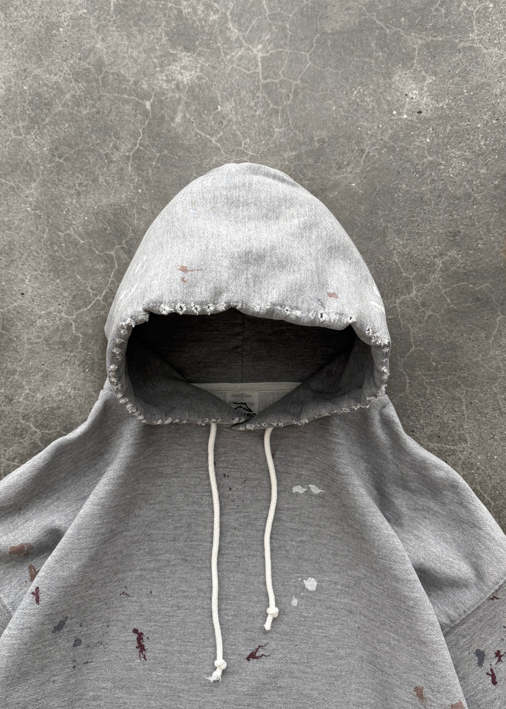 WATCH-PEEKER HOODIE - HEATHER GREY