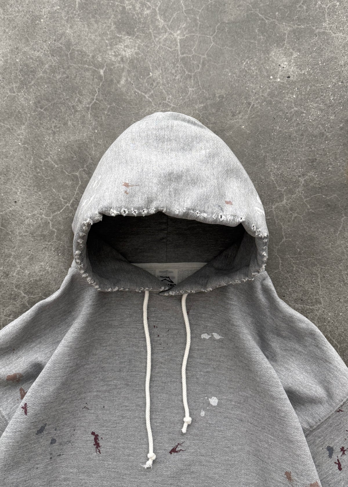 WATCH-PEEKER HOODIE - HEATHER GREY