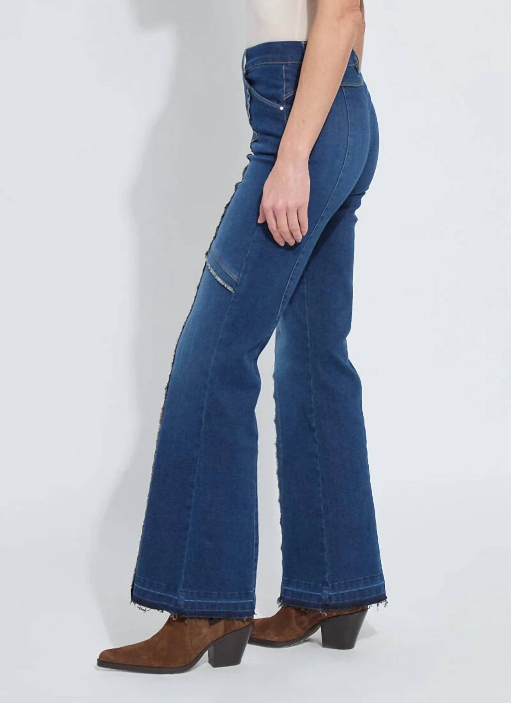 Lysse - Felicity Fringe Wide Leg Denim Trouser