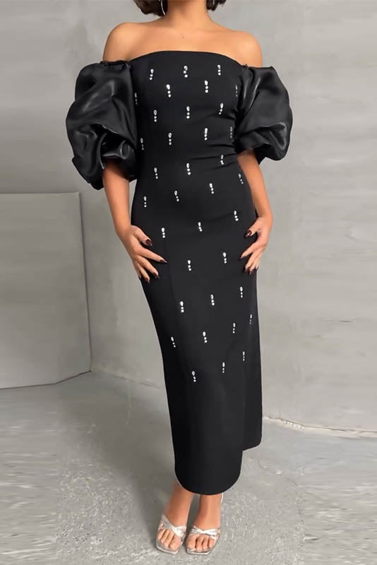 Echoes of the Past ¨C Polka Dot Bodycon Dress