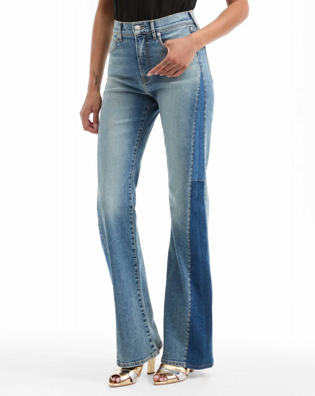 Veronica Beard - Beverly High Rise Skinny Flare Jeans