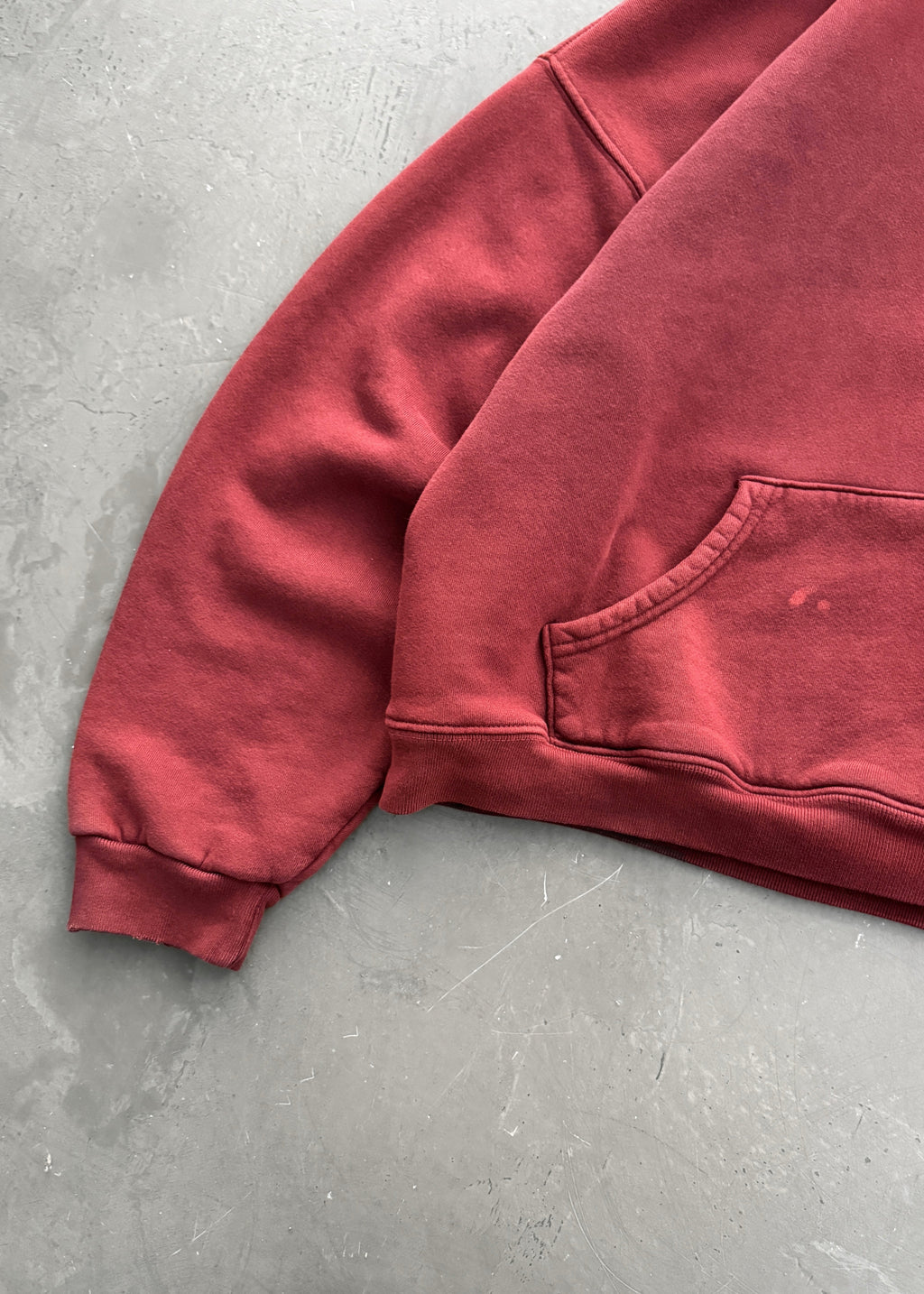 HOODIE - SUN FADED MAROON