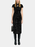 Exquisite Sequin Embellished Midi Dress