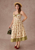 Curve&Plus Wild Cherry Dress(Long)