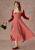 Curve&Plus Afternoon Berry Tea Dress
