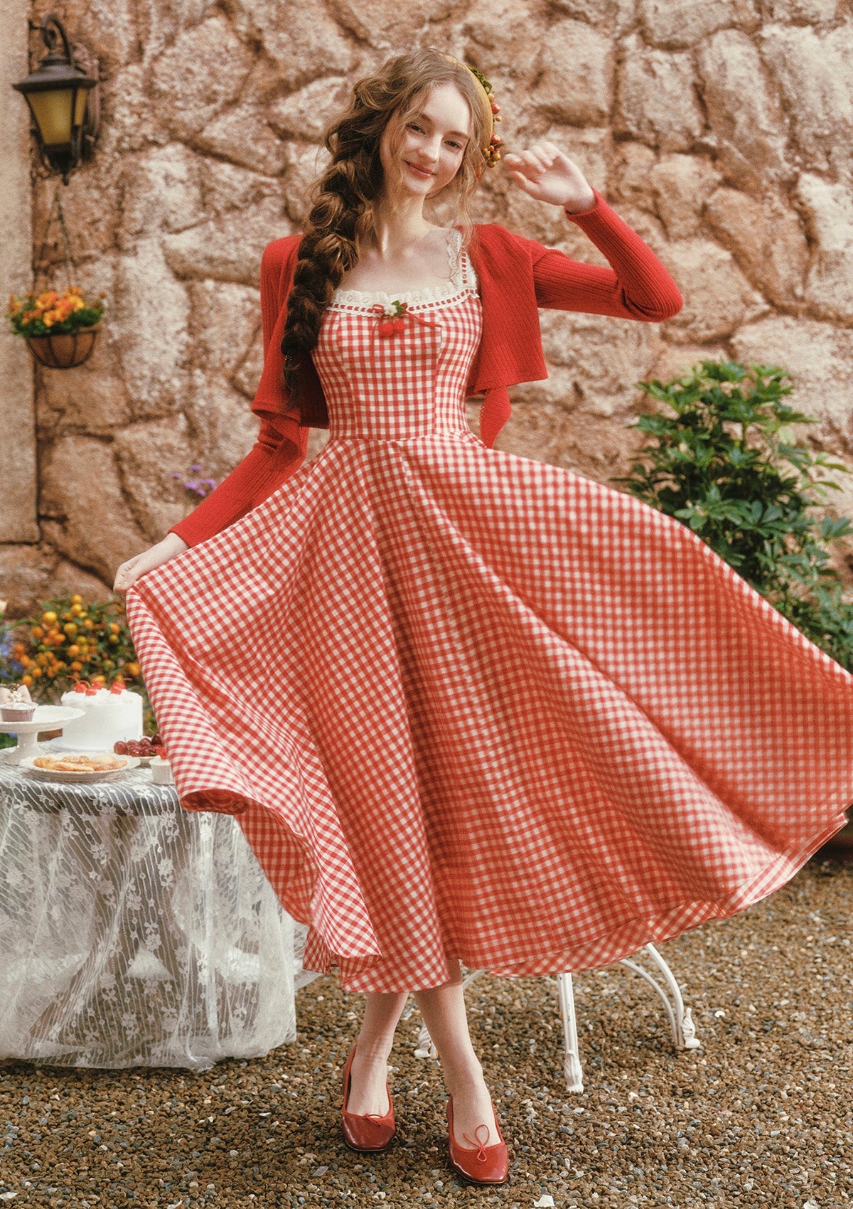 Afternoon Berry Tea Dress