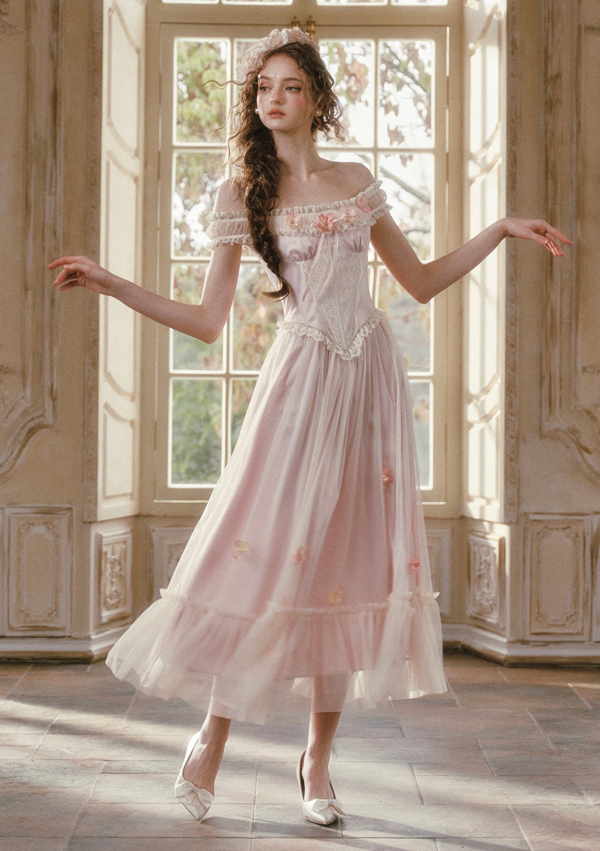 Garden Blossom Tale Corset Dress