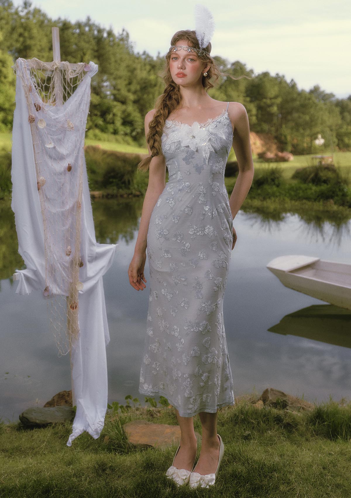 Swan In The Late Summer Dress