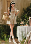Meadow Vine Corset Dress (Short)