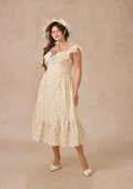 Curve&Plus Honey Tea Garden Dress