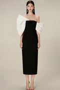 Oversized Bow Hepburn Dress