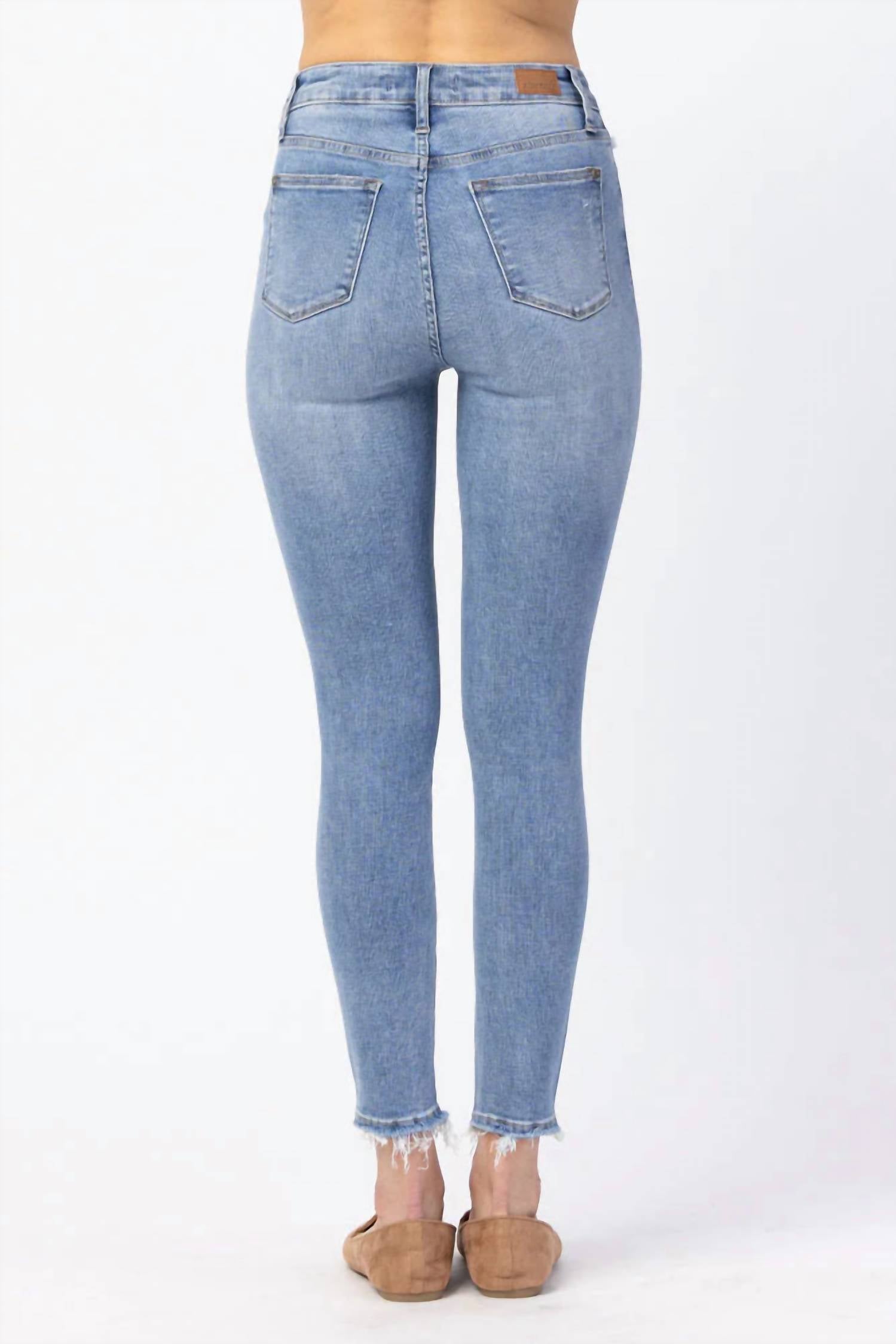 Judy Blue - High Rise Button Fly Skinny Jean