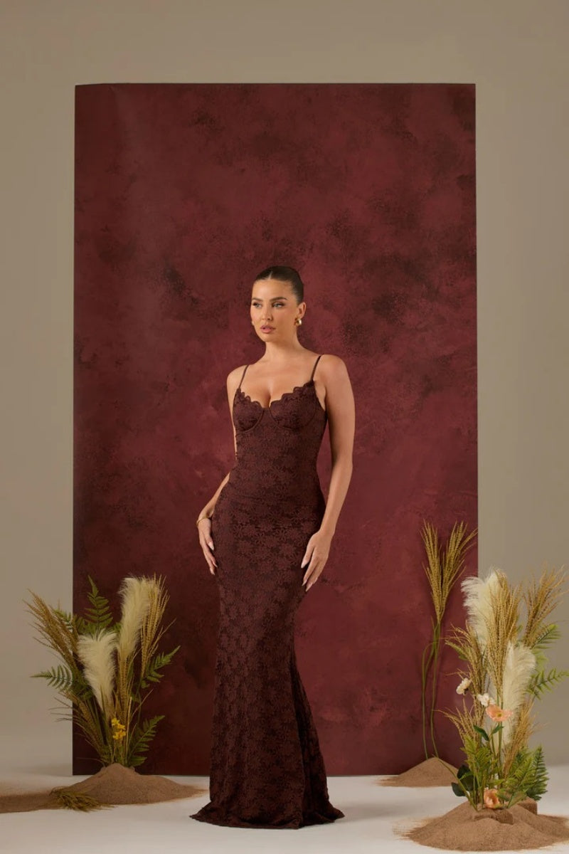 Leah Lace Maxi Dress