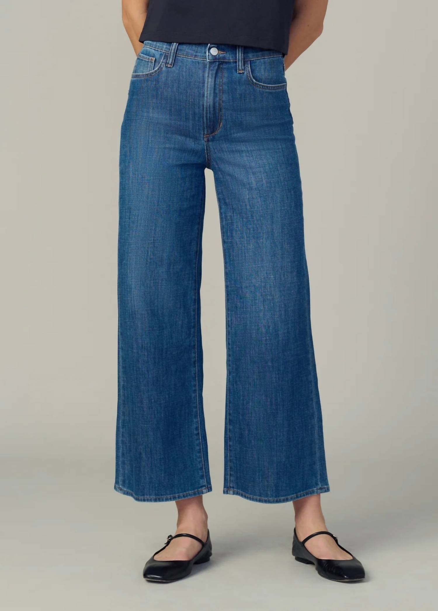 Joe'S Jeans - Mia High Rise Wide Leg Ankle Pant