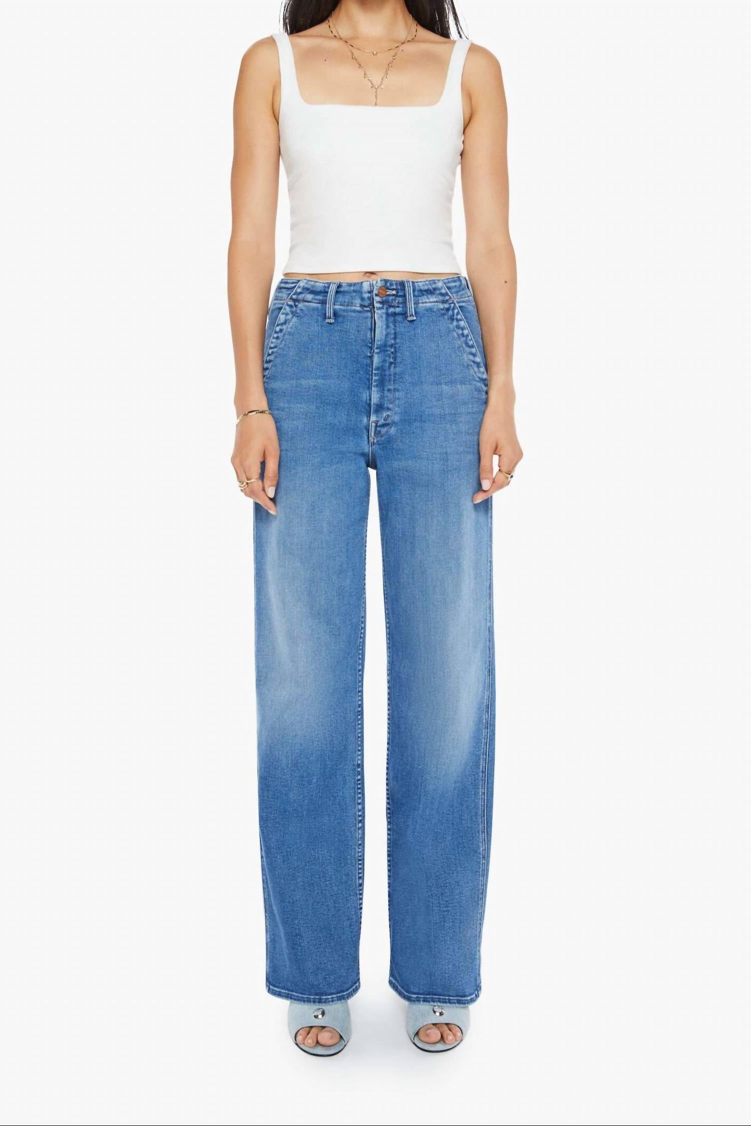 Mother - Major Prep Zip Sneak Jeans