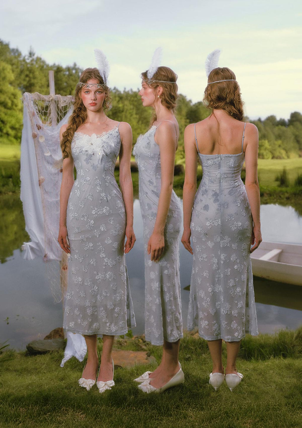 Swan In The Late Summer Dress