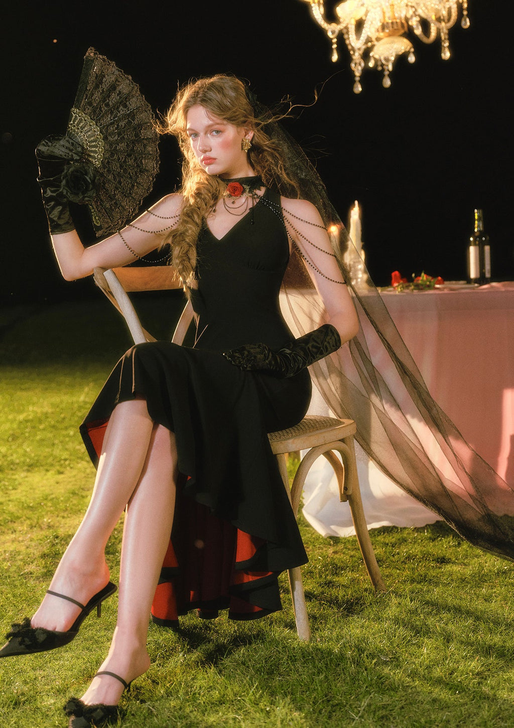 Crimson Temptation Dress