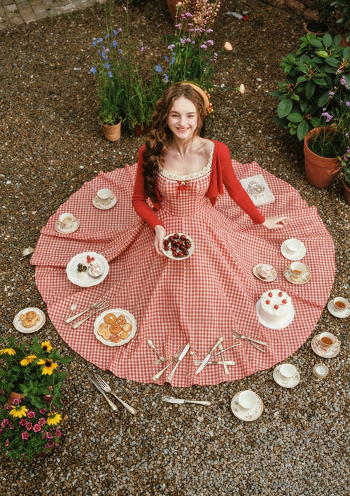 Afternoon Berry Tea Dress