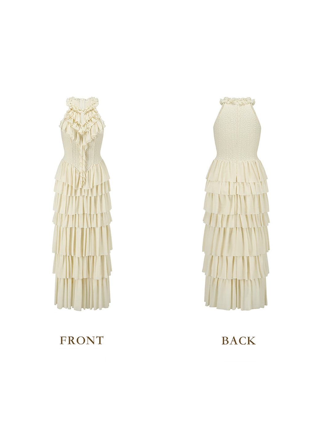 Gilded Feather Fan Corset Dress