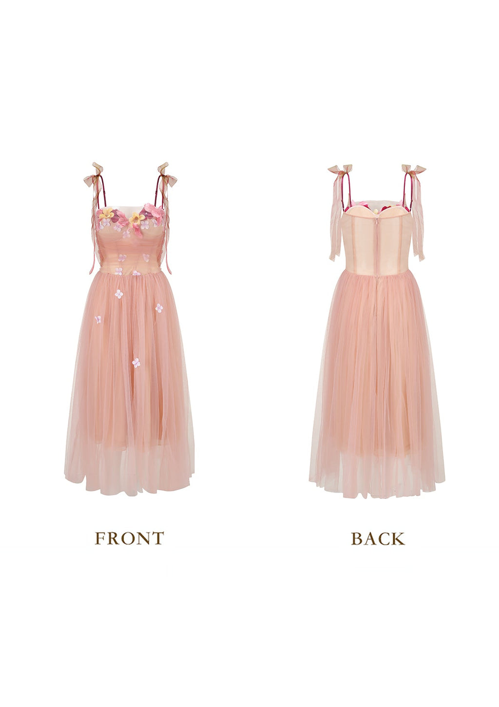 Fluttering Ribbon Dance Corset Dress