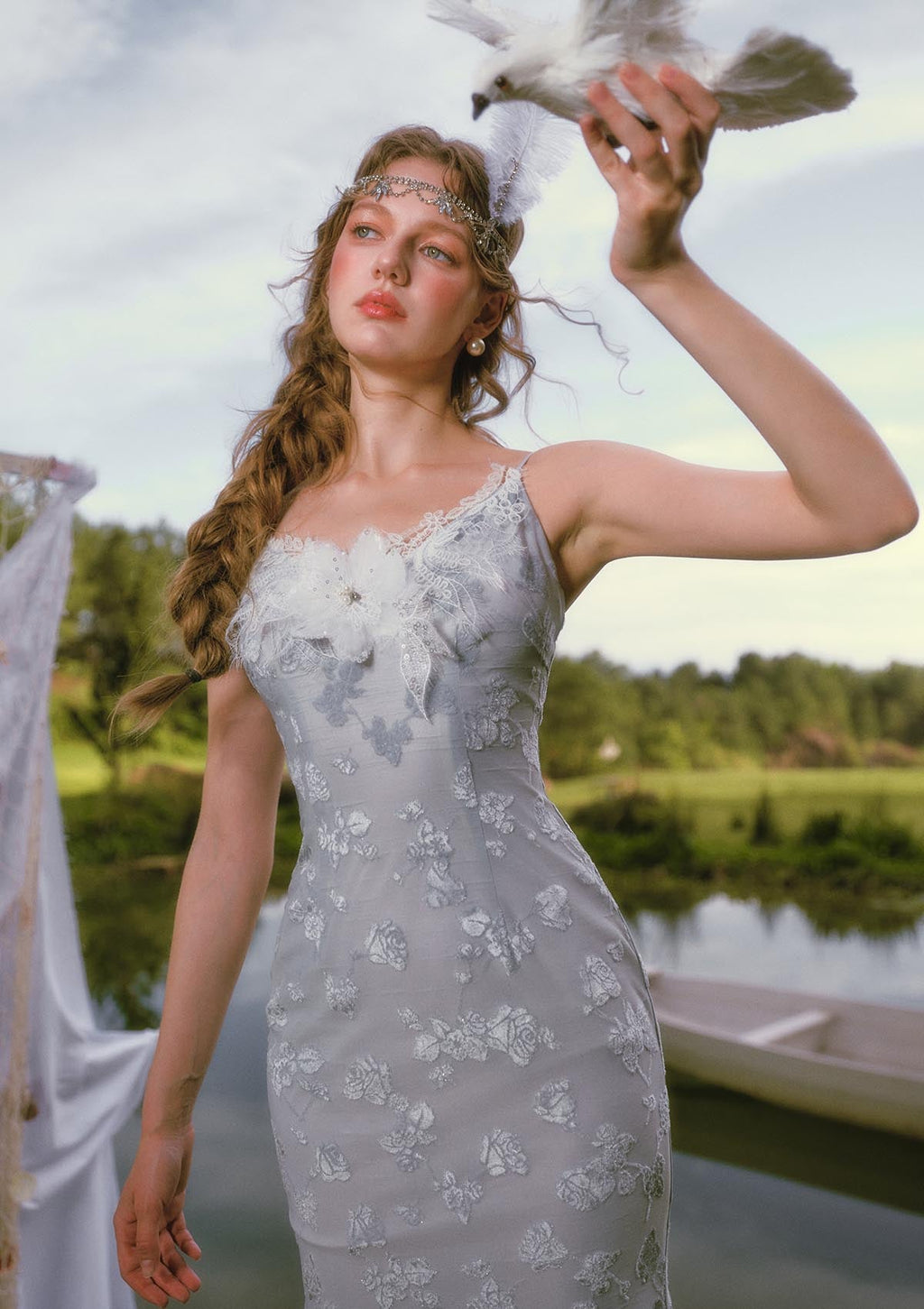 Swan In The Late Summer Dress