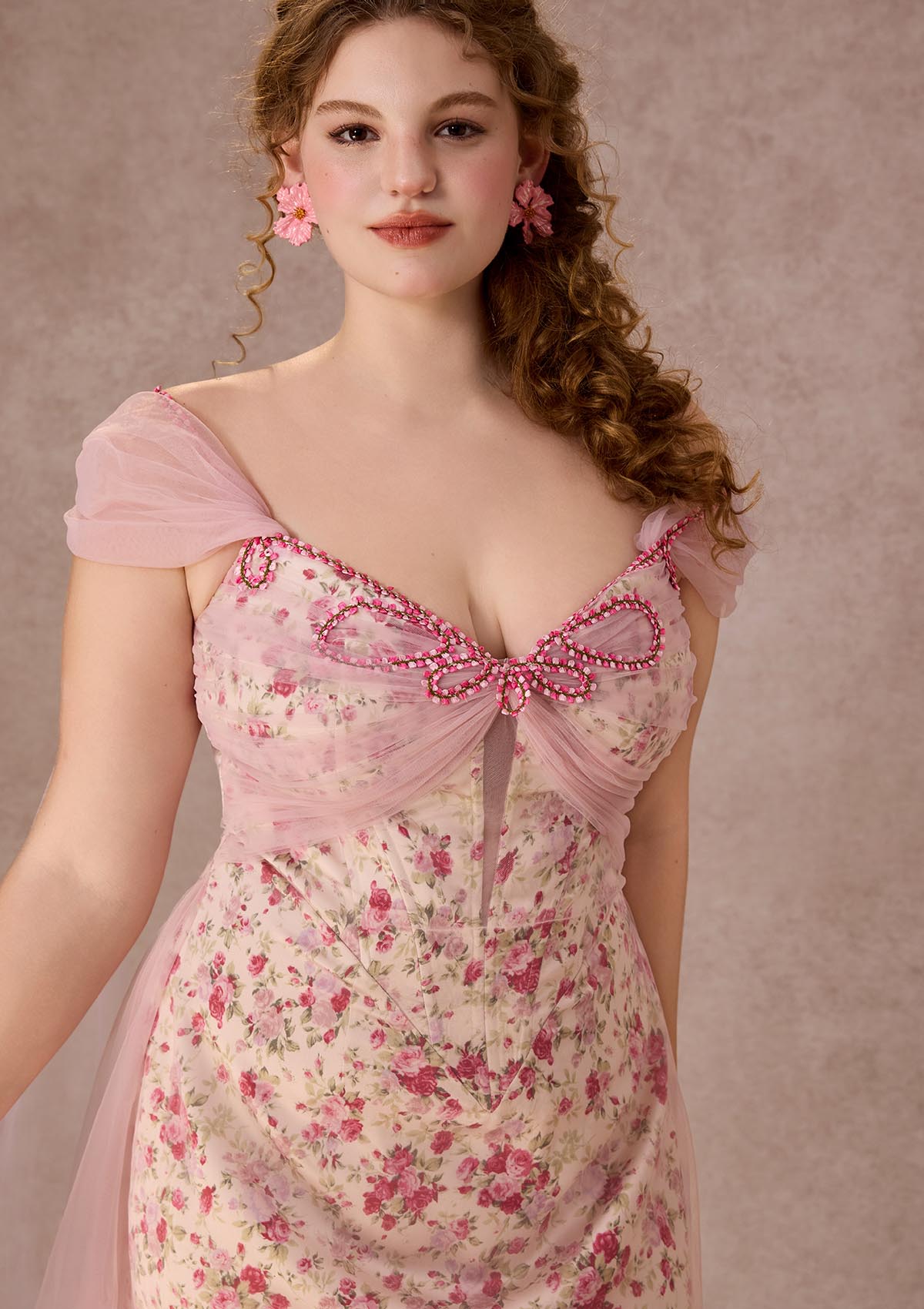 Curve&Plus Floral Disc Fairy Corset Dress