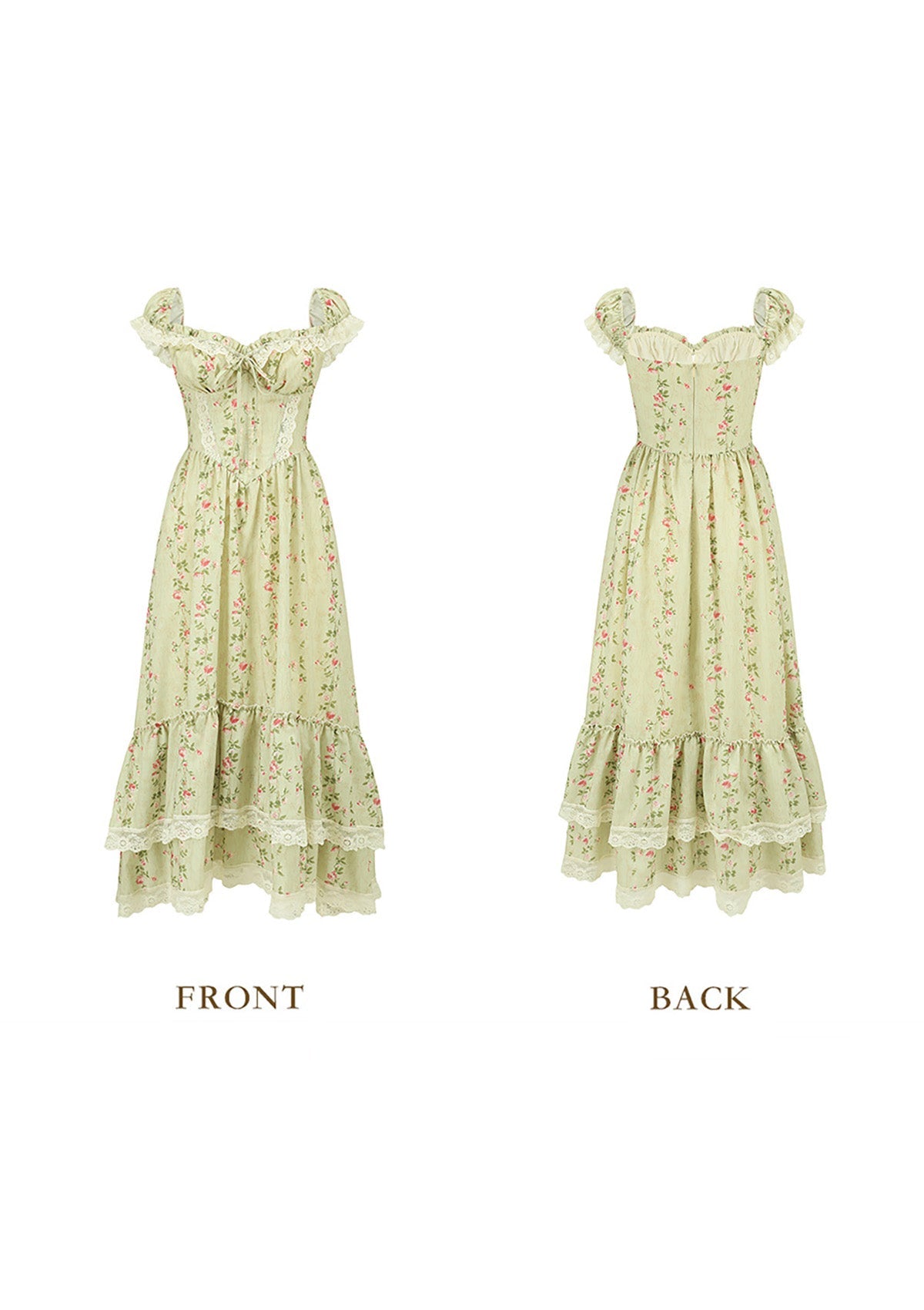 Meadow Vine Corset Dress (Long)