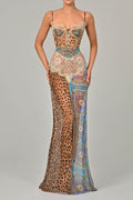 Whispers of the Wild ¨C Waist-Tied Maxi Dres