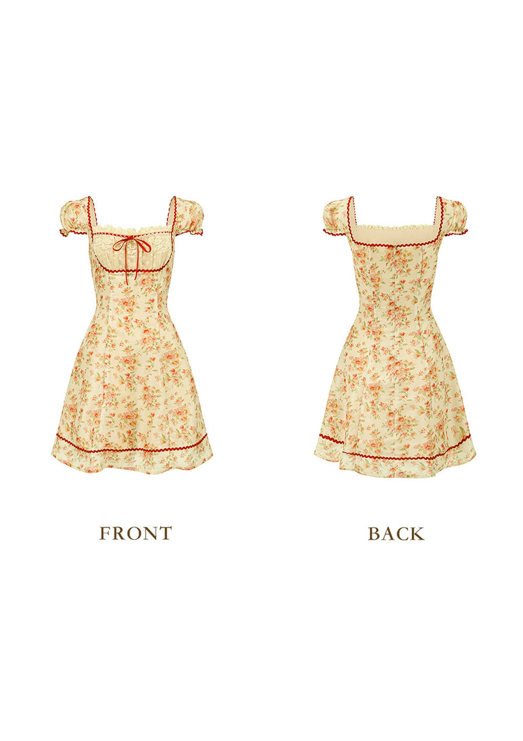 Crimson Berry Rose Dress