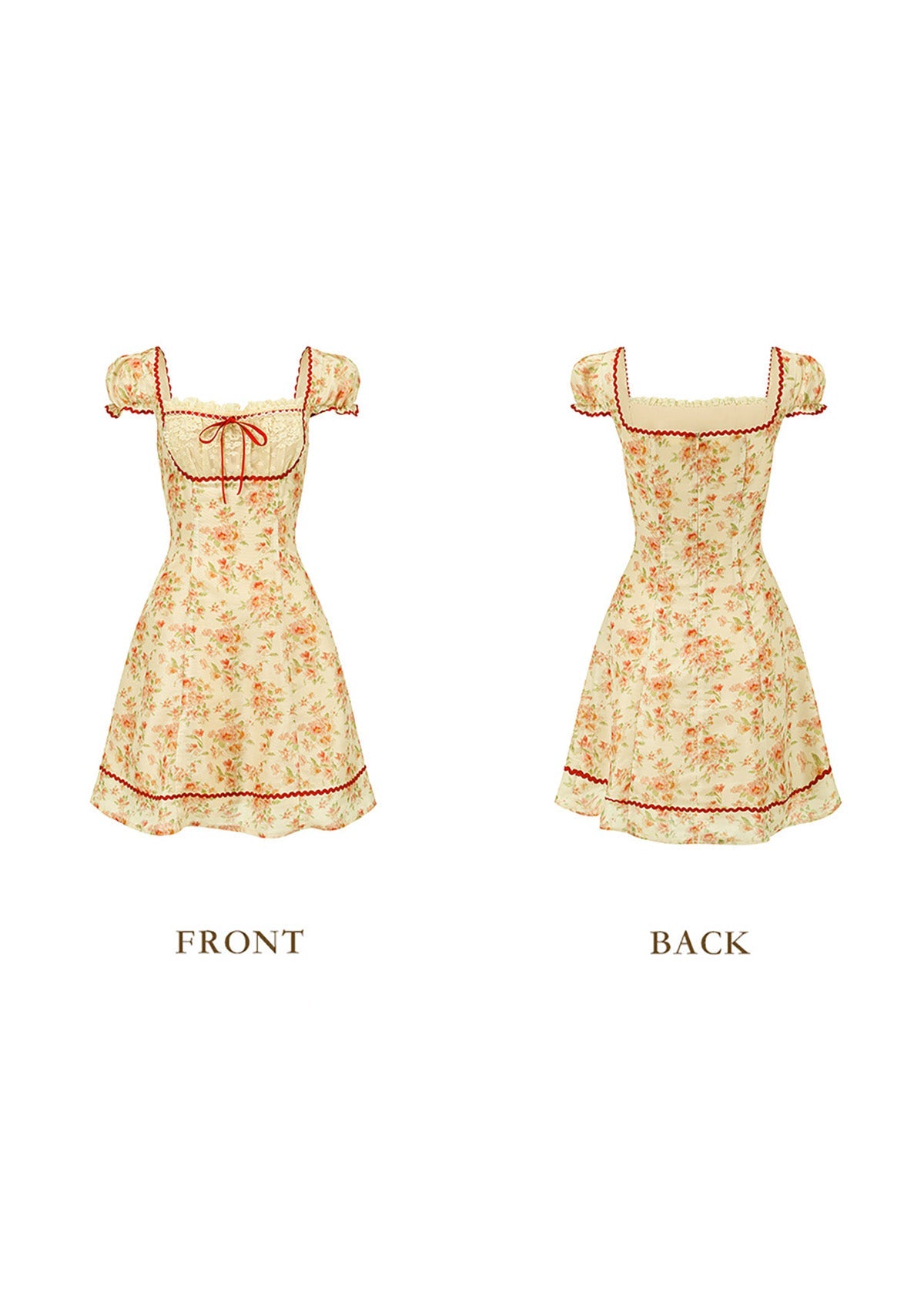 Crimson Berry Rose Dress