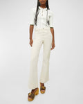 Veronica Beard - Carson High-rise Ankle Flare Jeans