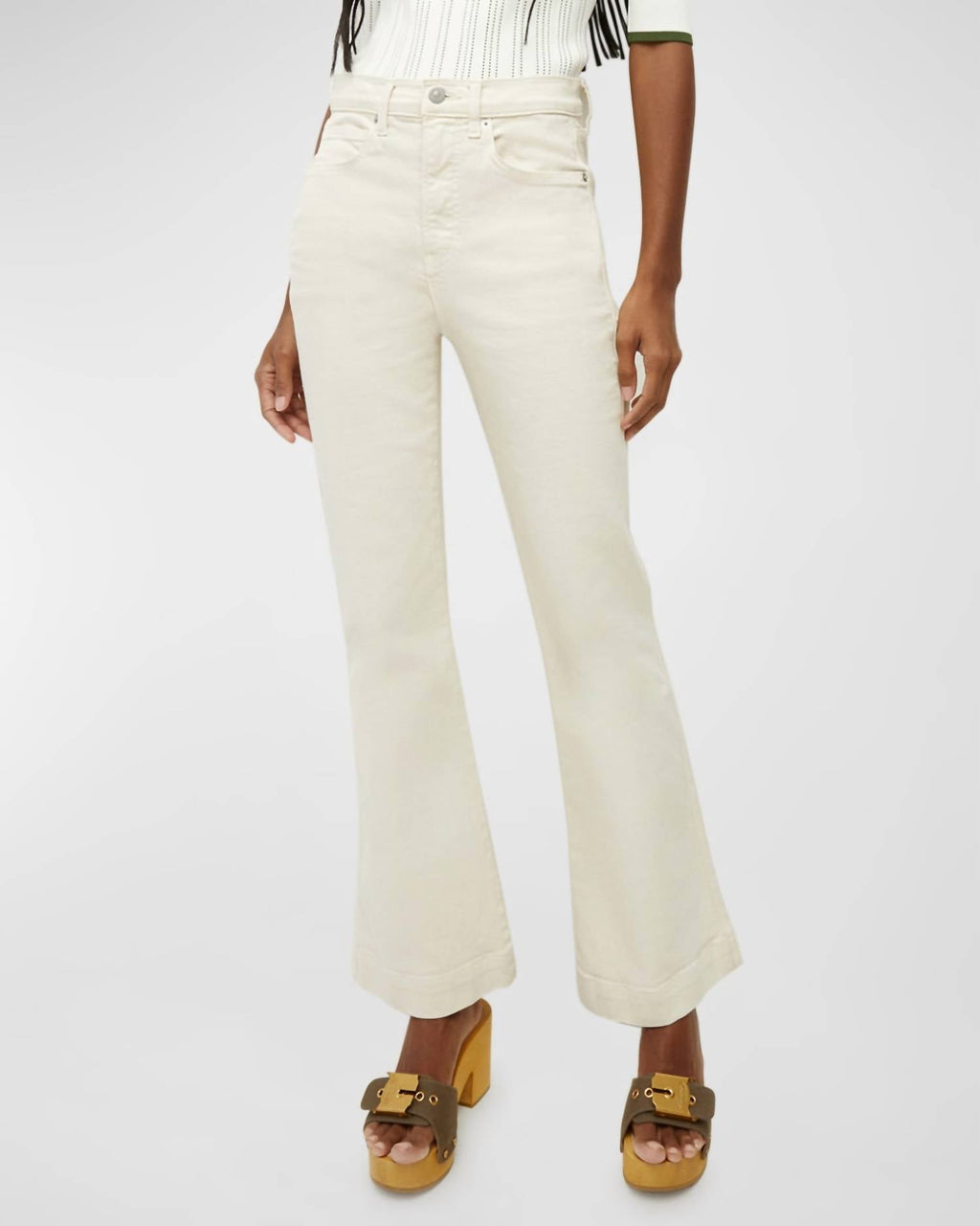 Veronica Beard - Carson High-rise Ankle Flare Jeans