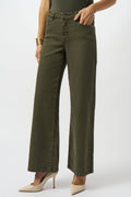 Joseph Ribkoff - Mid-rise Wide Leg Denim Jeans