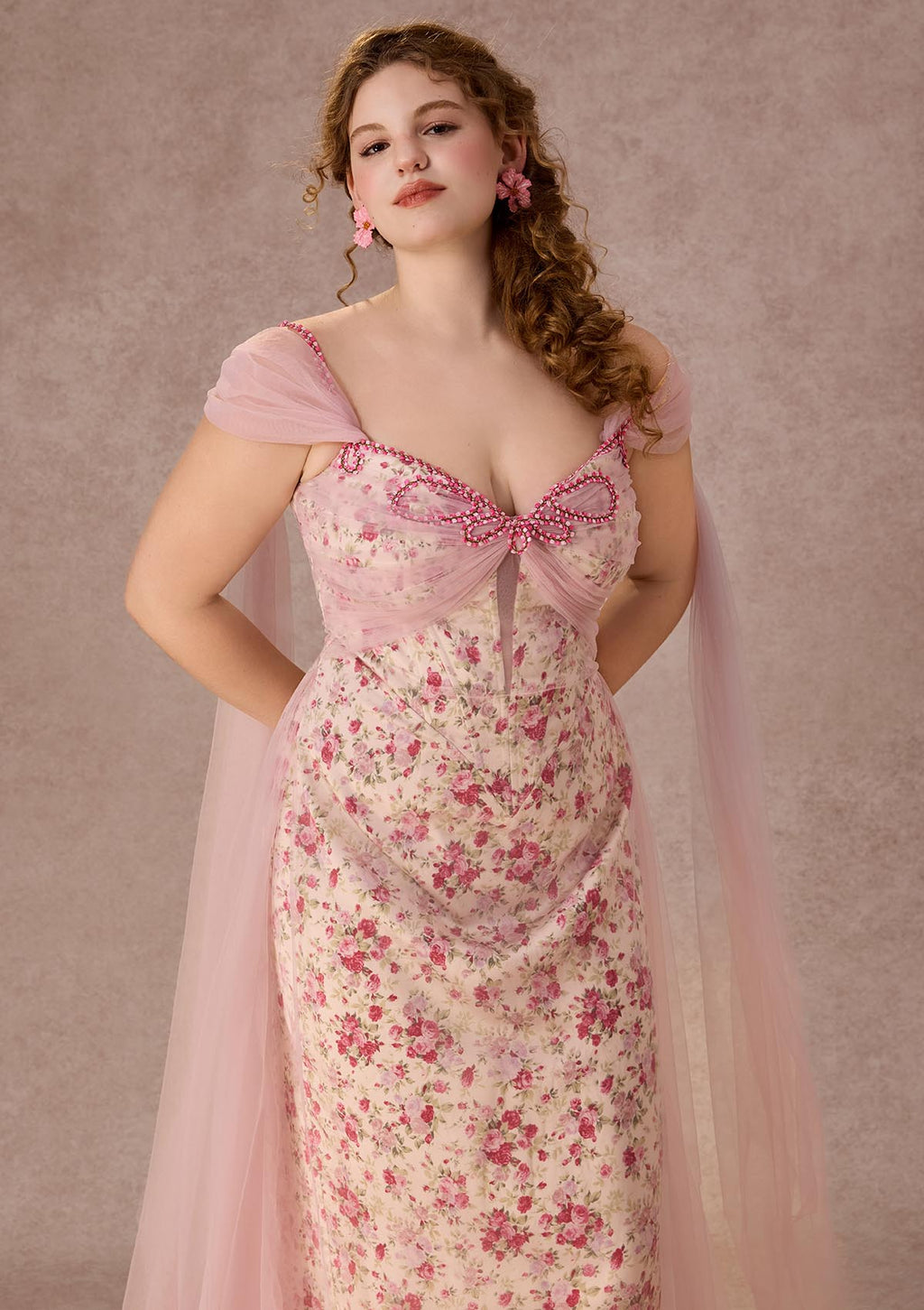 Curve&Plus Floral Disc Fairy Corset Dress
