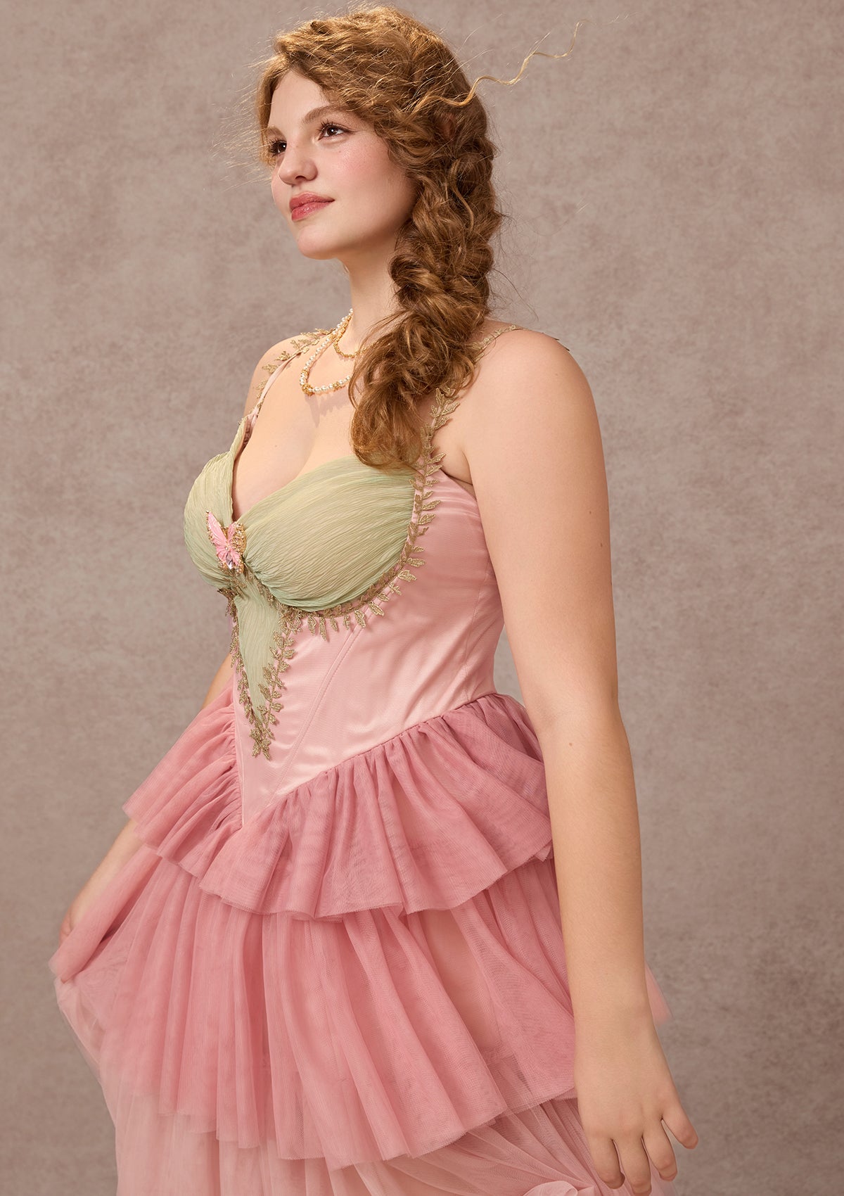 Curve&Plus Entwined in Bloom Corset Dress