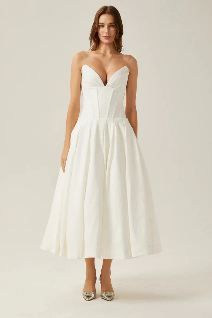 Lorelei | Corset Midi Dress
