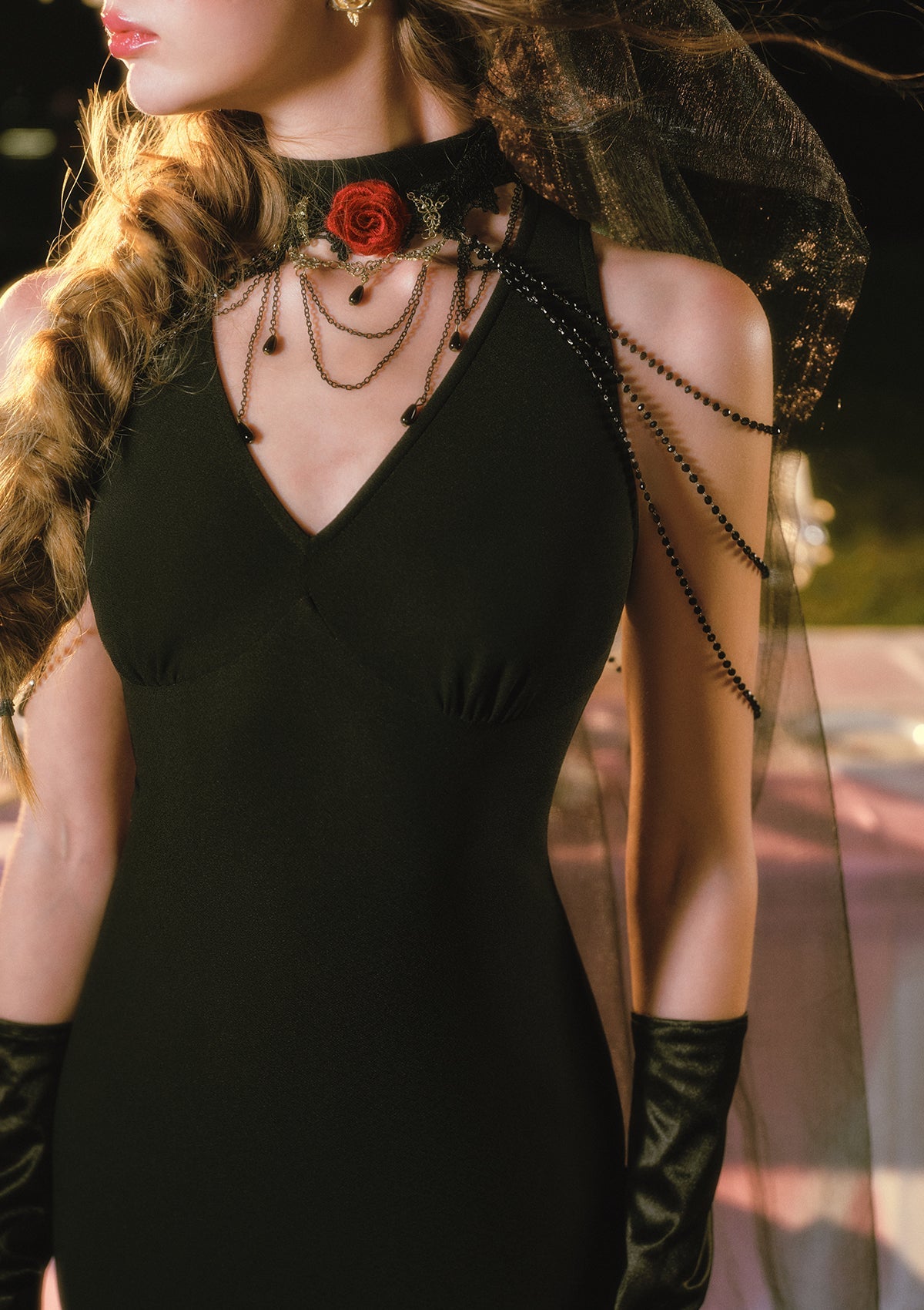 Crimson Temptation Dress