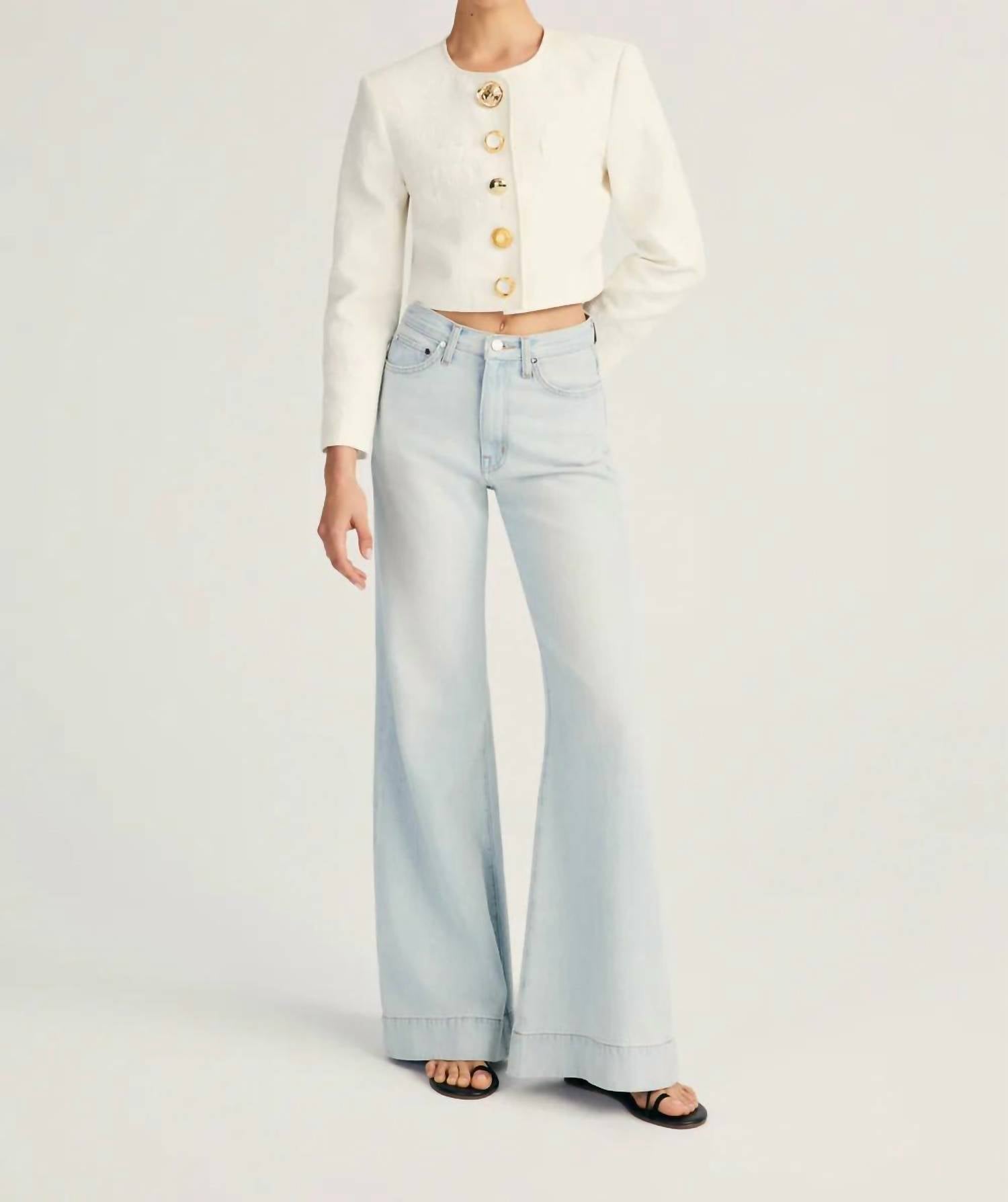 Derek Lam 10 Crosby - Coralie High Rise Wide Leg Jeans