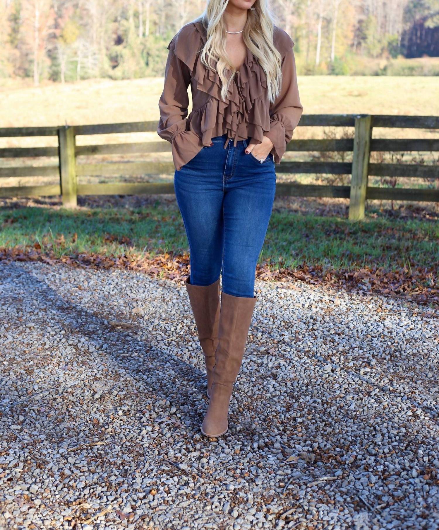 Kancan - High Rise Ankle Skinny Jeans