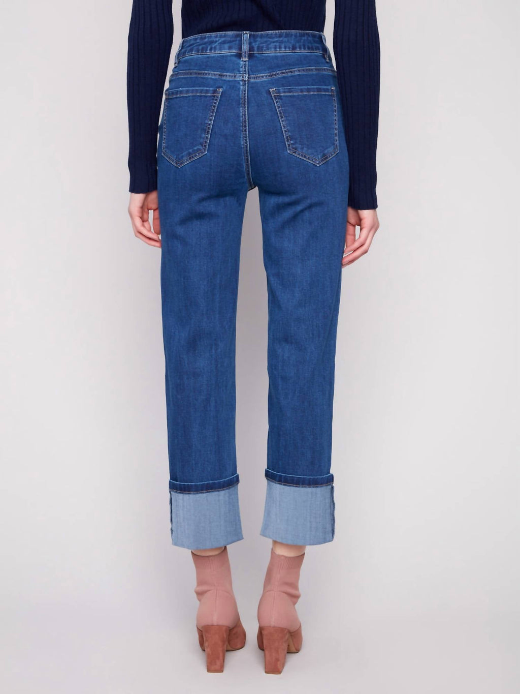 Charlie B - Wide Cuff Straight Leg Jeans