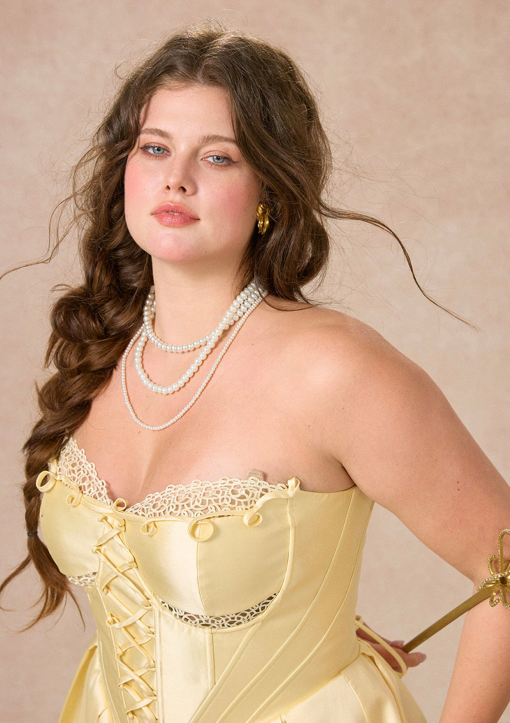 Curve&Plus Belle's Gilded Corset Dress
