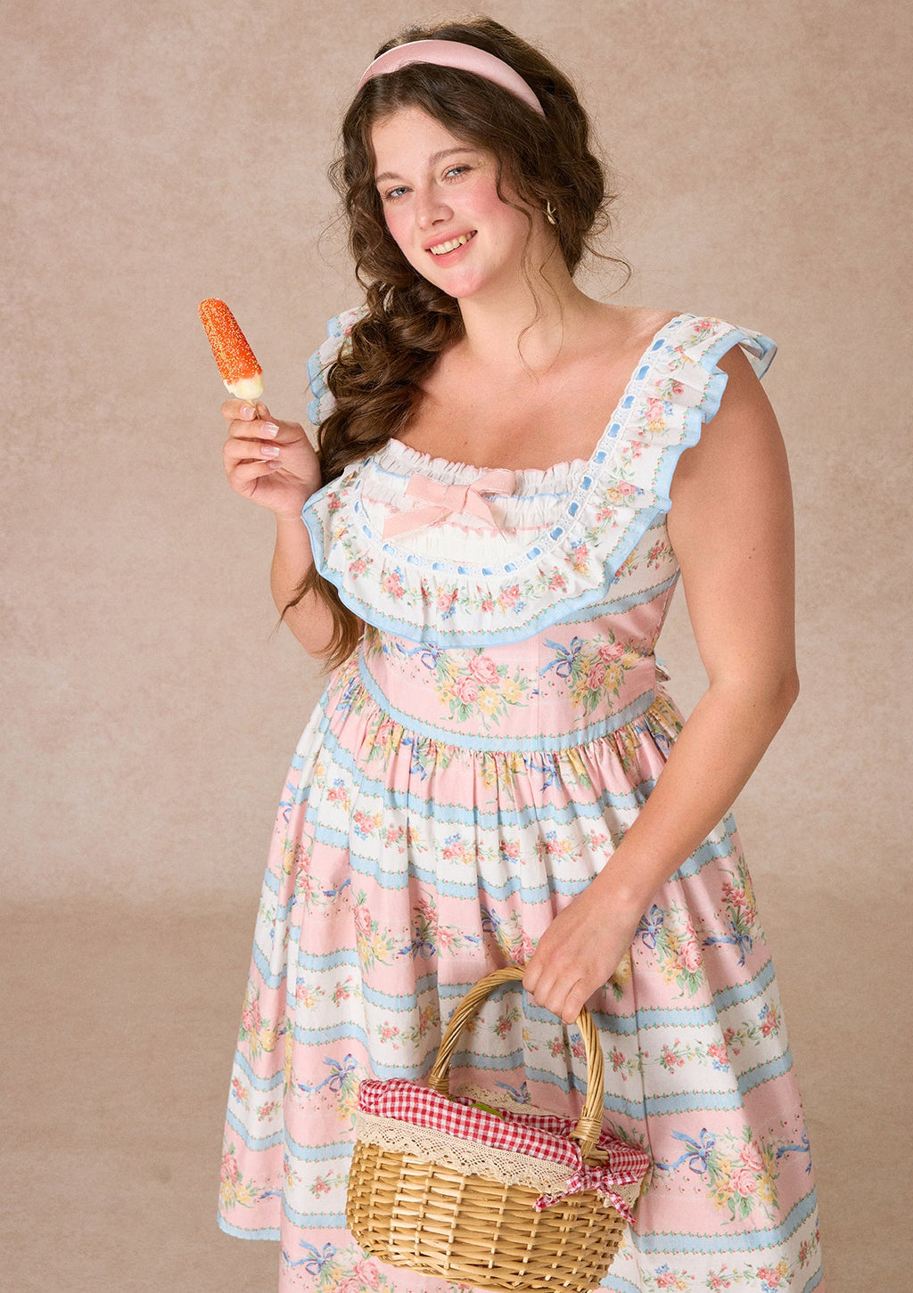 Curve&Plus Candy Tart Dress(Long)