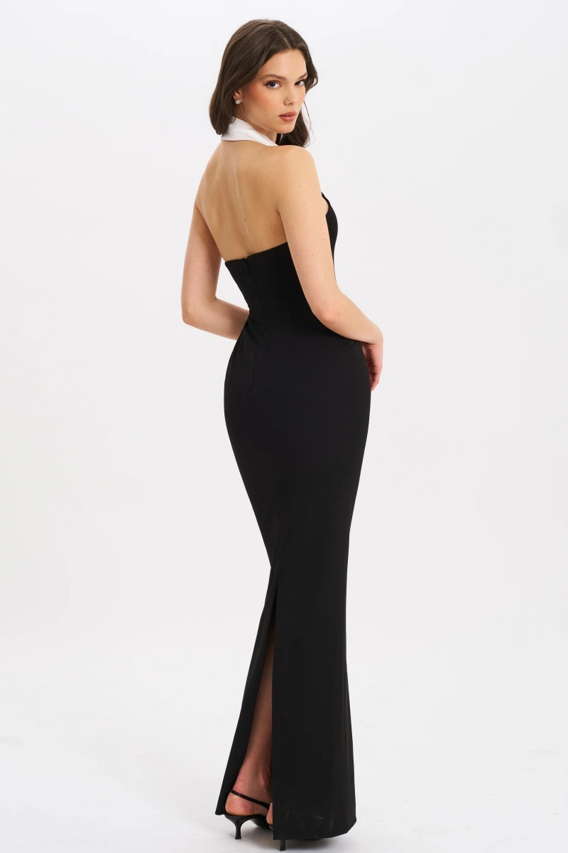 Raelyn Black And White Business Casual Maxi Dress ±¸·Ý