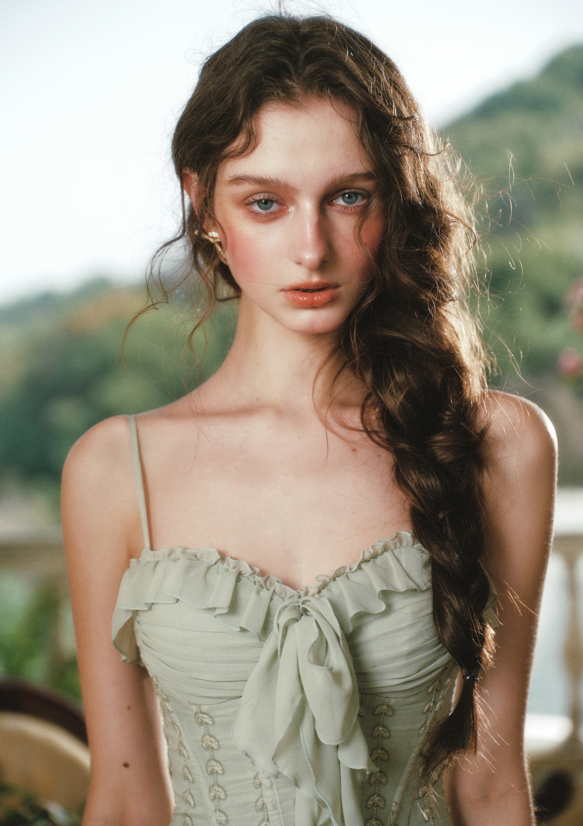 Green Bud Fairy Corset Dress